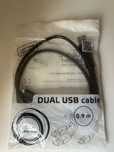 Podwojny kabel USB 0,9 m