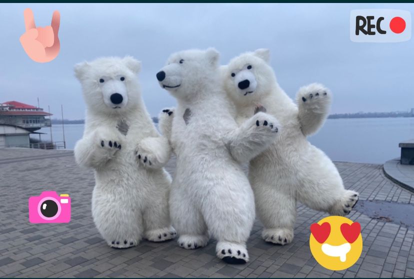 Мишка, Свинка стриптизёрша, стриптизер, Пёс Патрон, Зайчик, Патрон