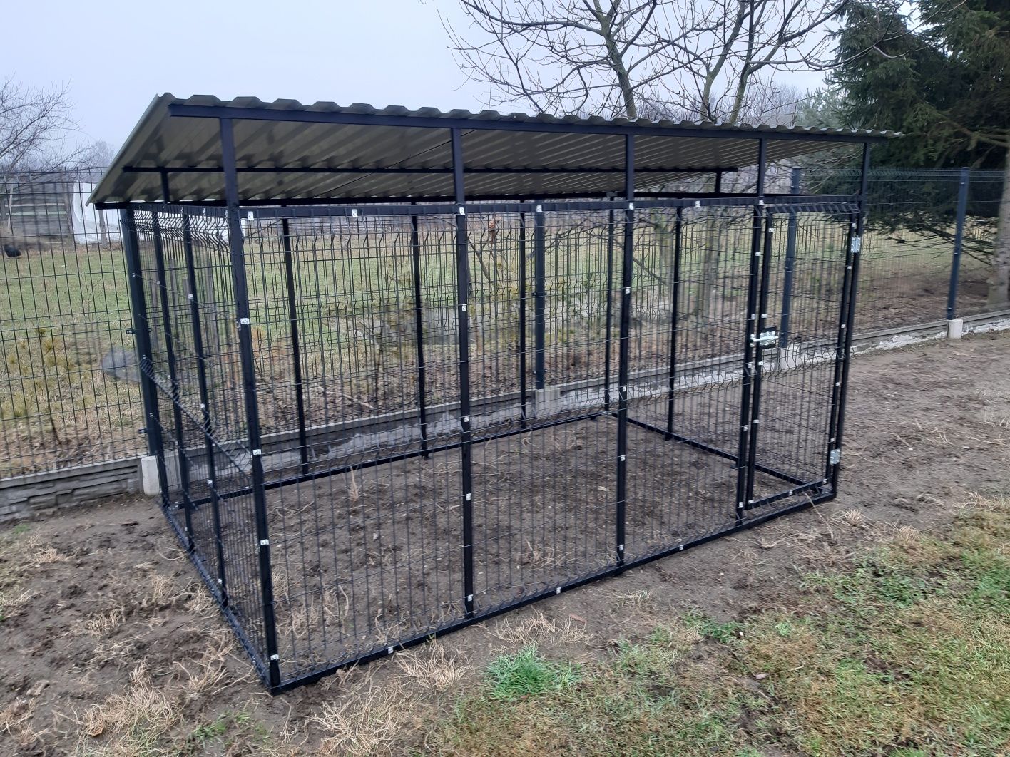 Kojec dla Psa 3x2m Panel 3D Nowy Model Wzmocniona Rama