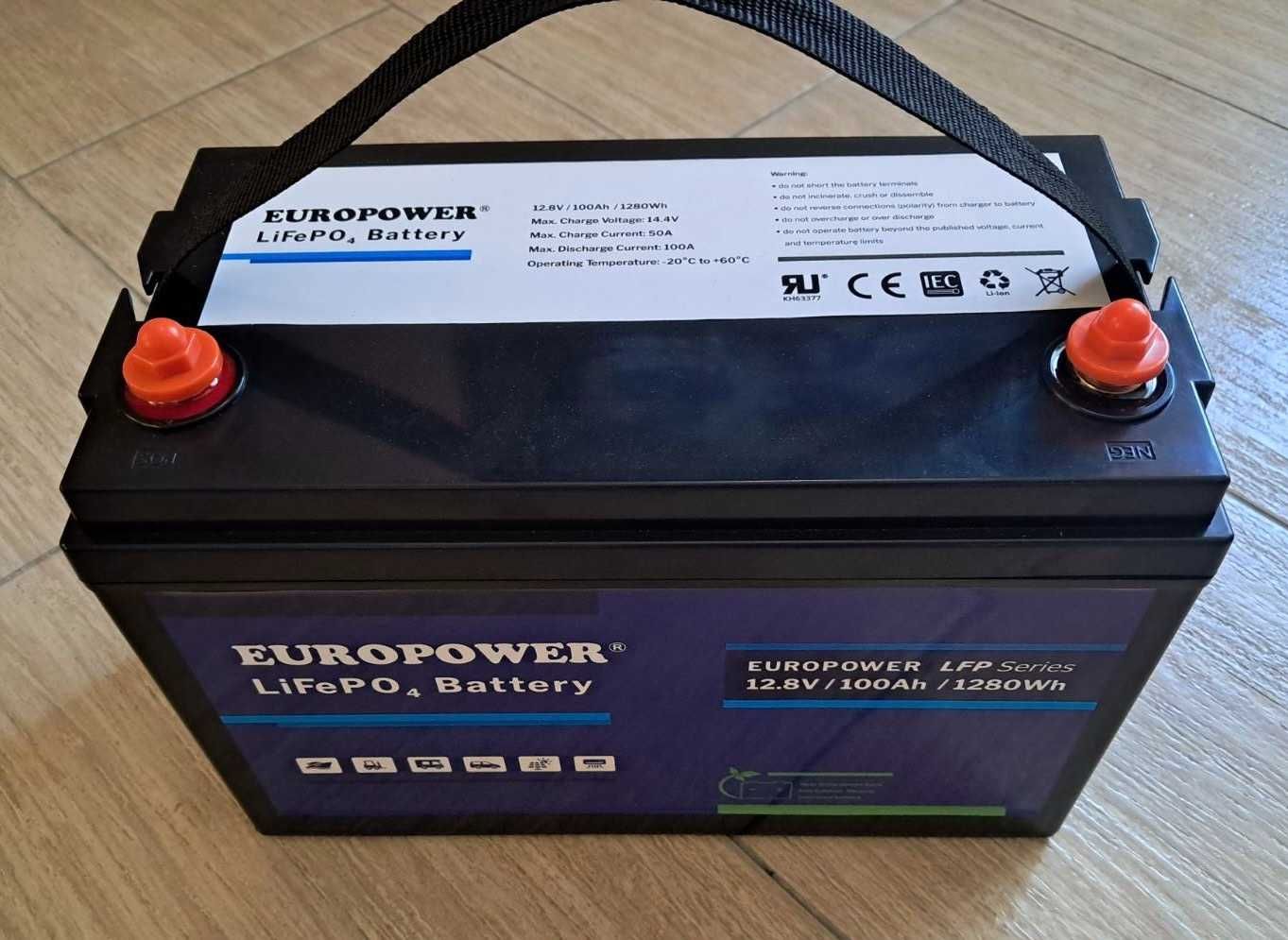 Акумулятор LiFePO4 100 -12.8 EUROPOWER