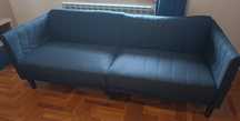 Sofa 3 osobowa, czarna