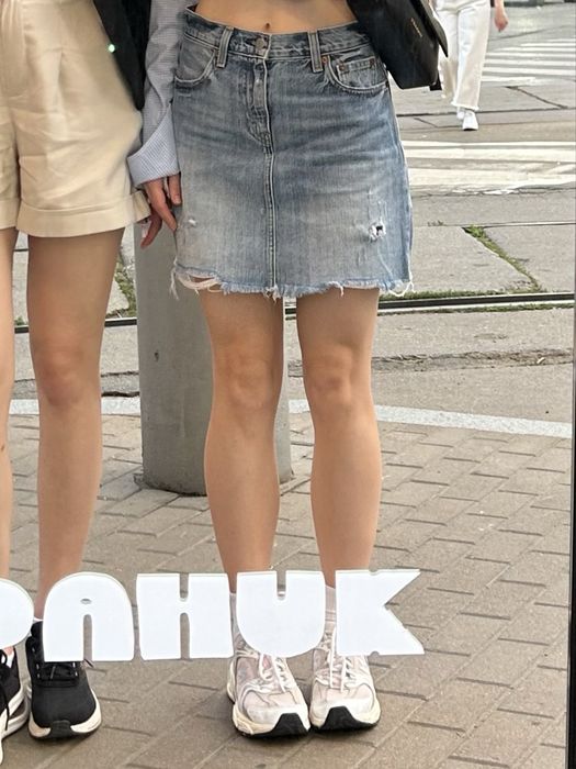 Джинсова спідниця levi’s юбка левайс