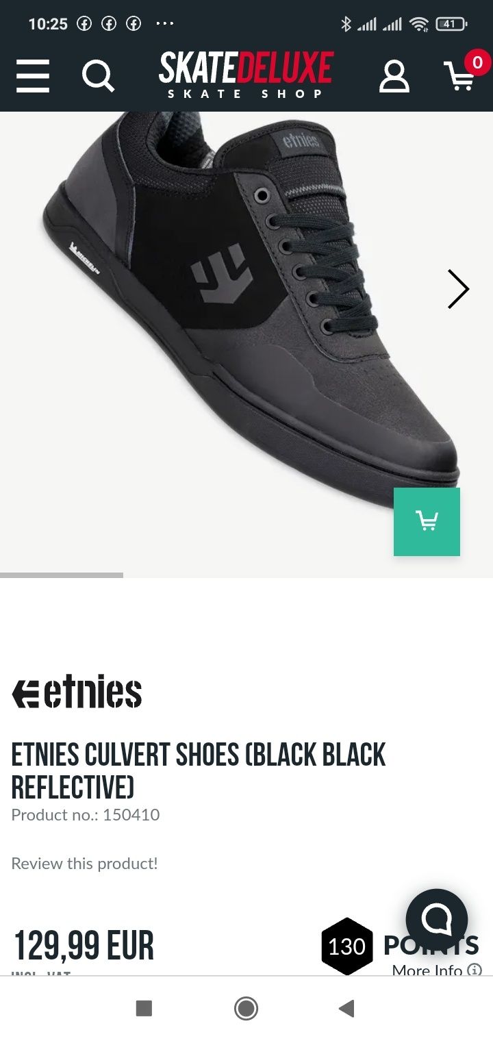 Кросівки Etnies culvert shoes 43р