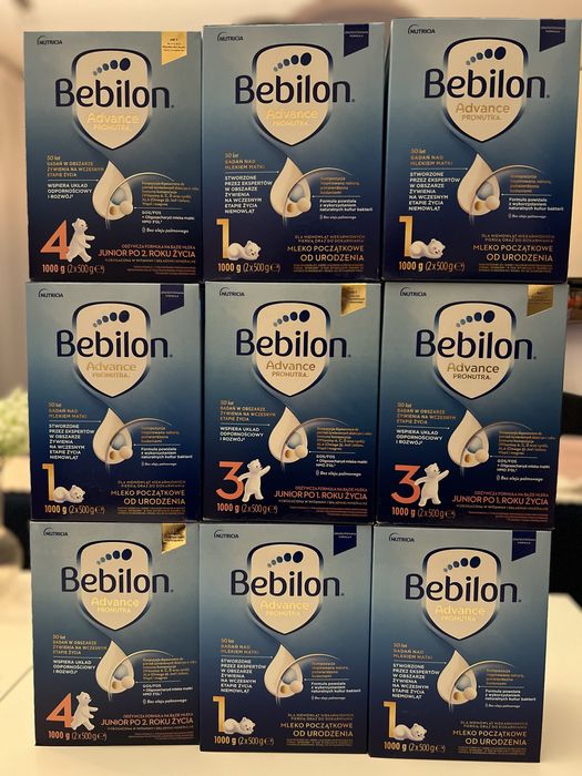 Bebilon Advance Pronutra 1 2 3 4 5  1000g duza ilosc