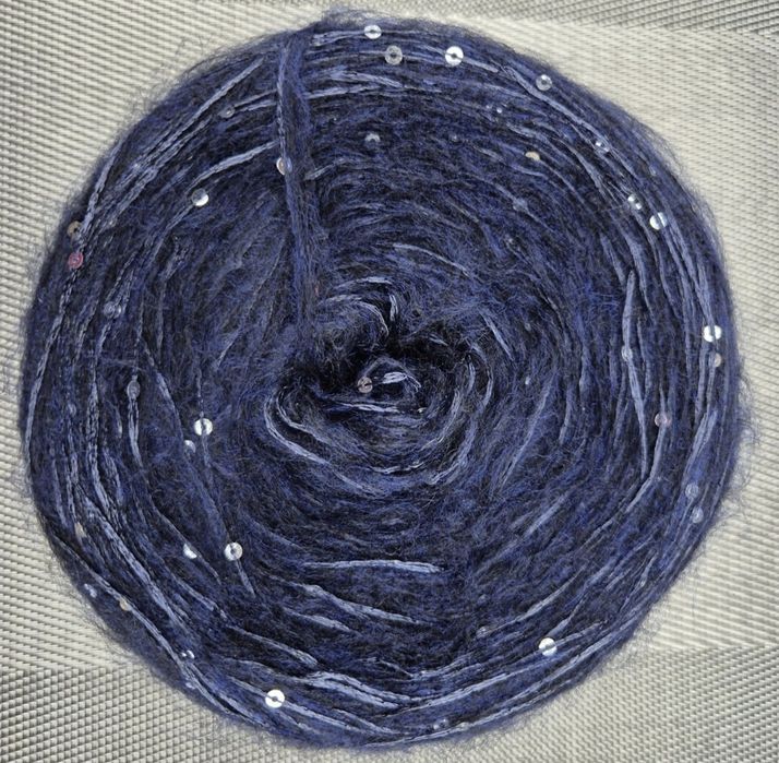 Włóczka moherowa Magik Stars Granat 3 motki