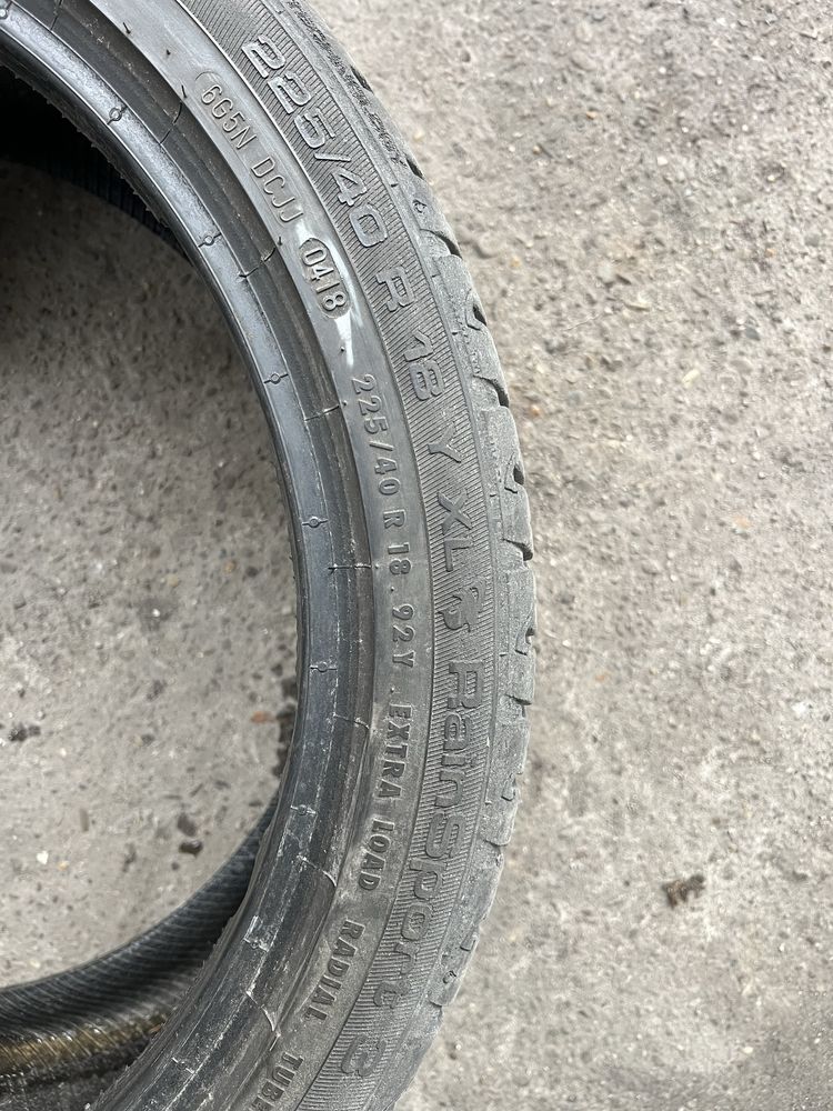 Opony letnie 4szt.225-40R18 Uniroyal,b.ladne 150 zl
