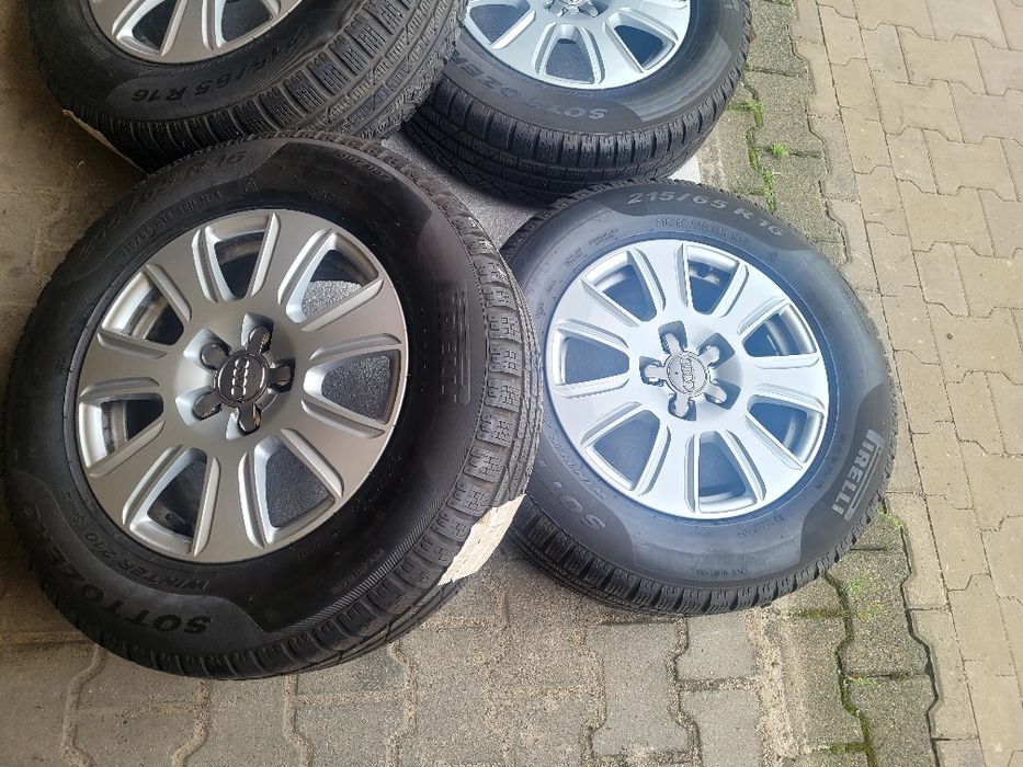 Alufelgi AUDI Q3 6,5Jx16, ET33, 5x112, CAŁE KOŁA