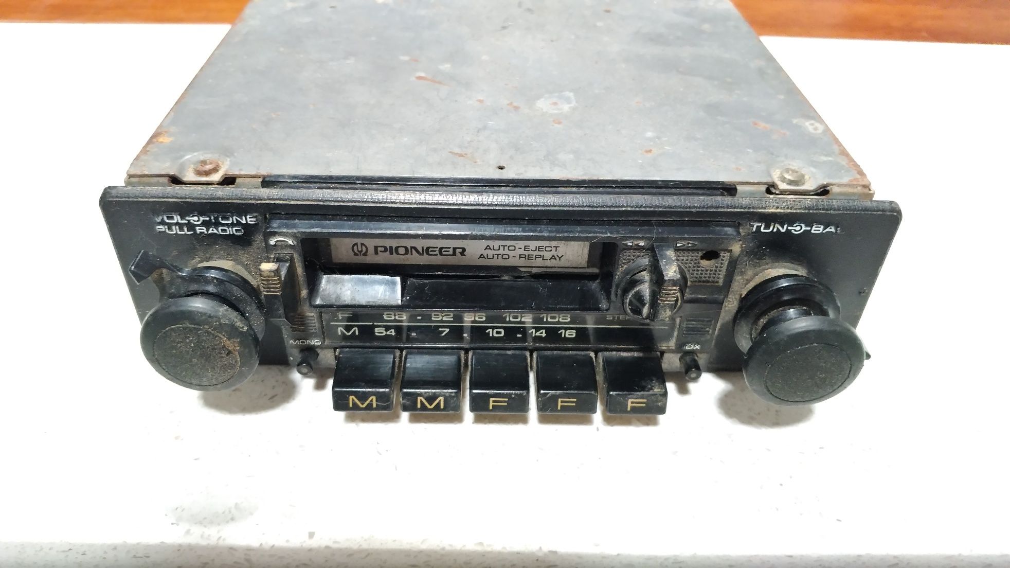 Auto radio Pioneer KP6000 aparelhagem clássico sony