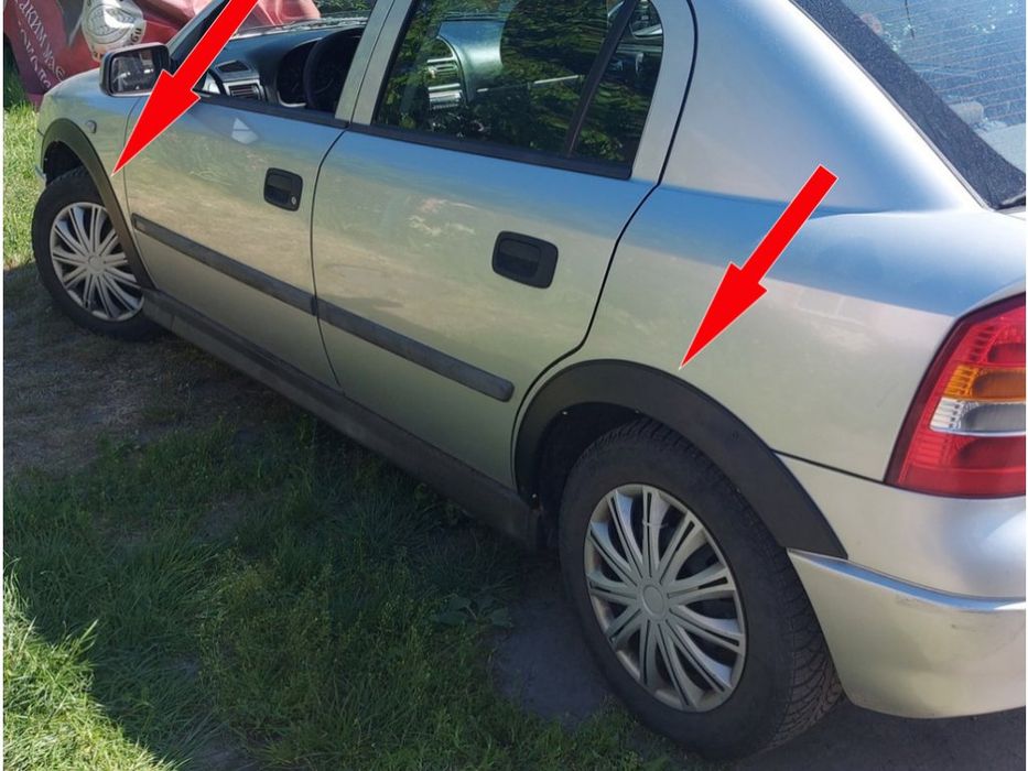 Оригінал! Накладки на арки Опель Астра, розширювачі Opel Astra Дзвони!