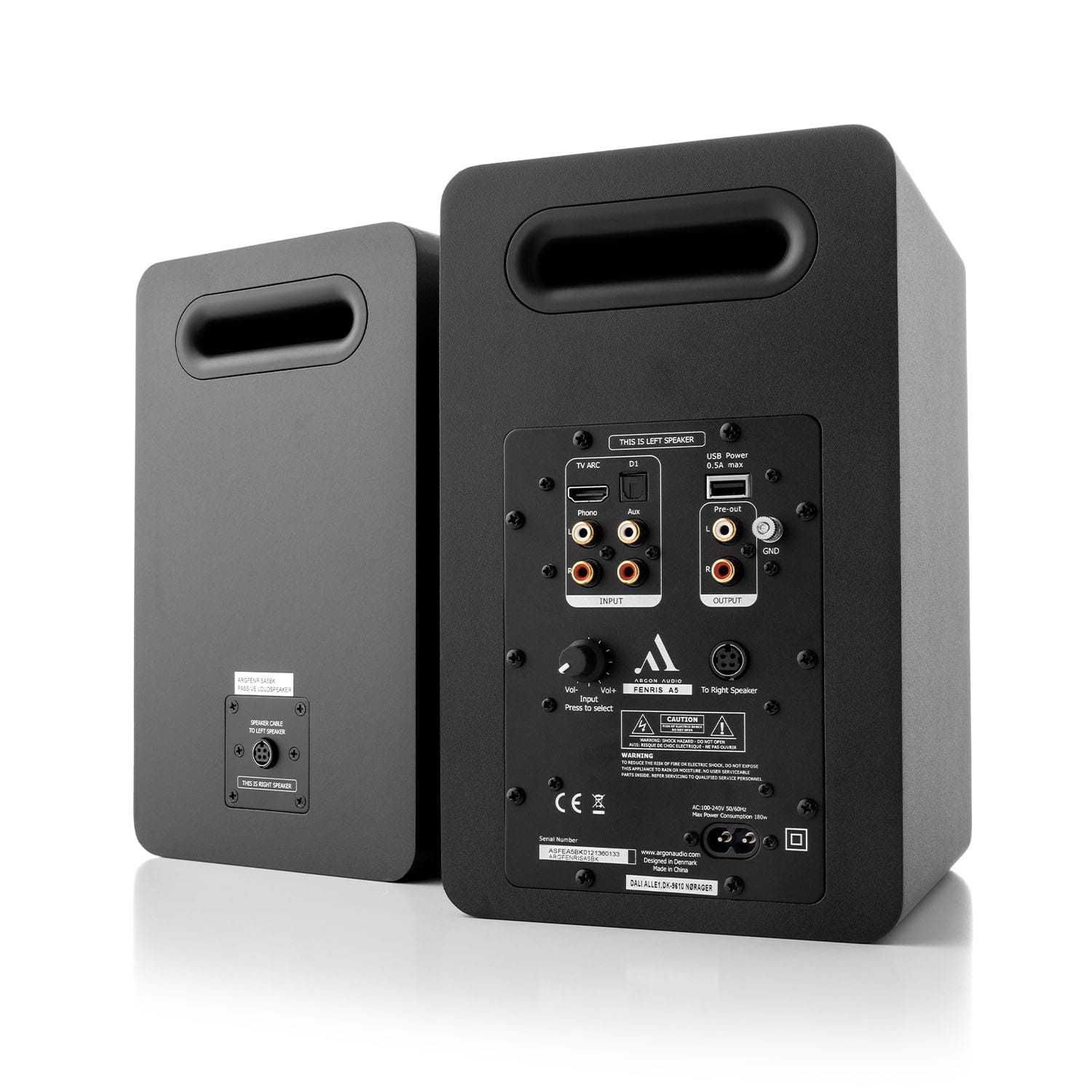 Głośniki Aktywne Argon Audio Fenris A5 i Gramofon TT MK2 Czarny SKLEP