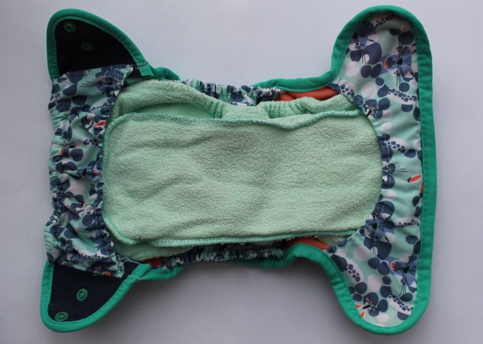 CLOSE POP IN OS AIO SIO Snow Leopard Napy Pieluszka Wielorazowa