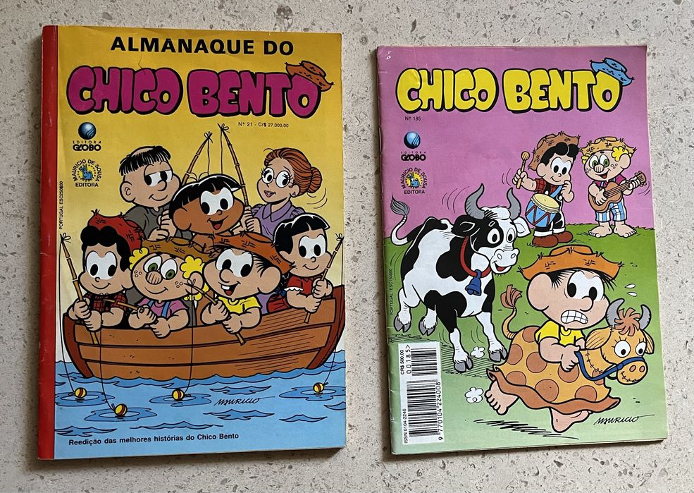 2 bandas desenhadas Chico Bento