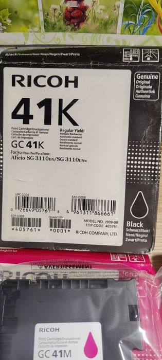 Набір картриджів Ricoh GC41 для -SG3110DN (W)-