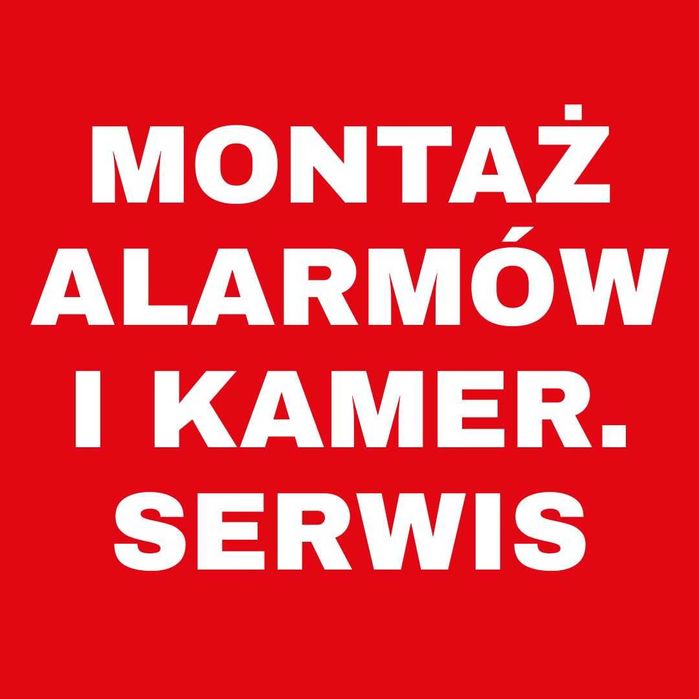 Montaż alarmów i kamer (CCTV), instalacje, serwis, możliwy odpis PFRON