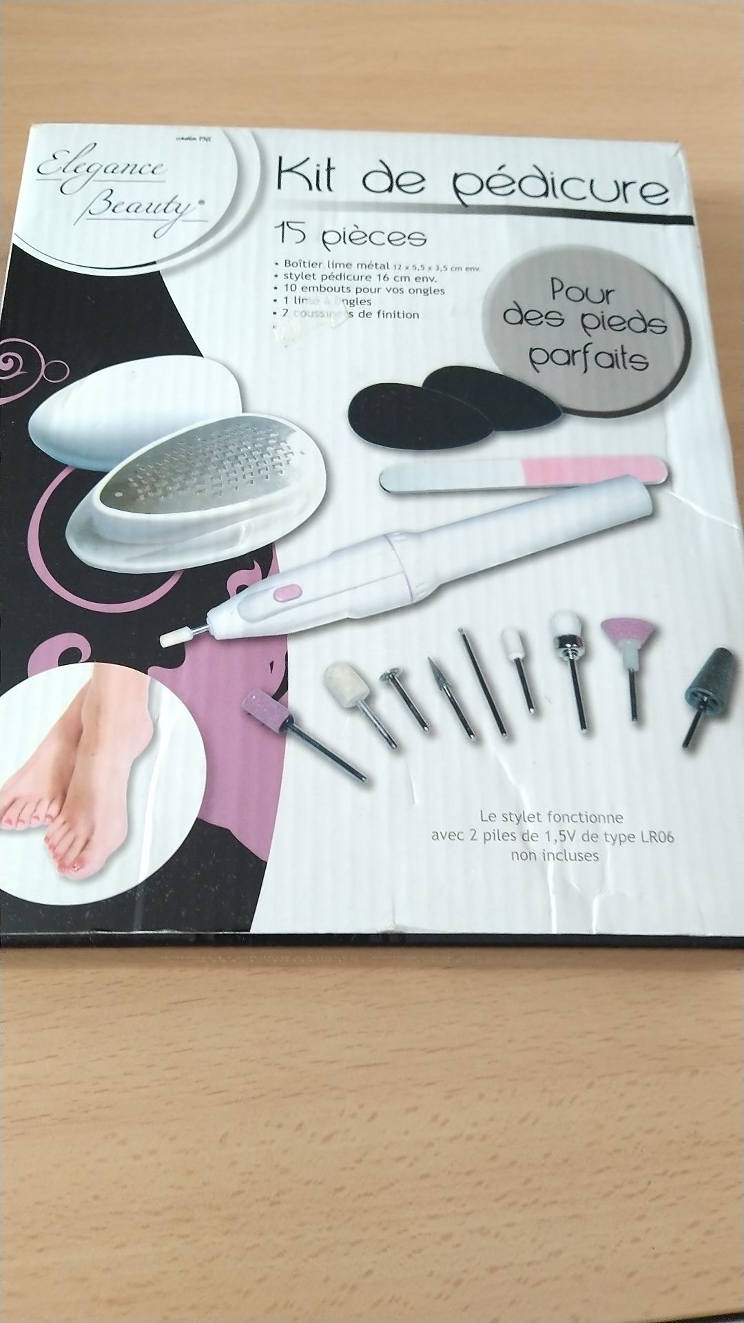 Kit de pedicure completo