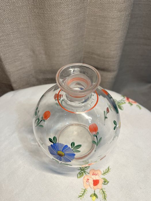 Karafka/Wazon Szklany Ręcznie Malowany #14