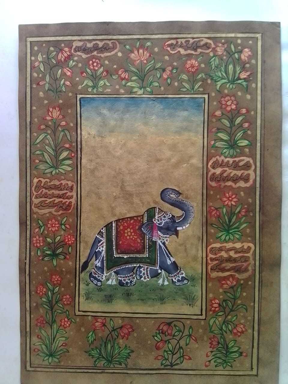Pinturas de papel exclusivas de elefante