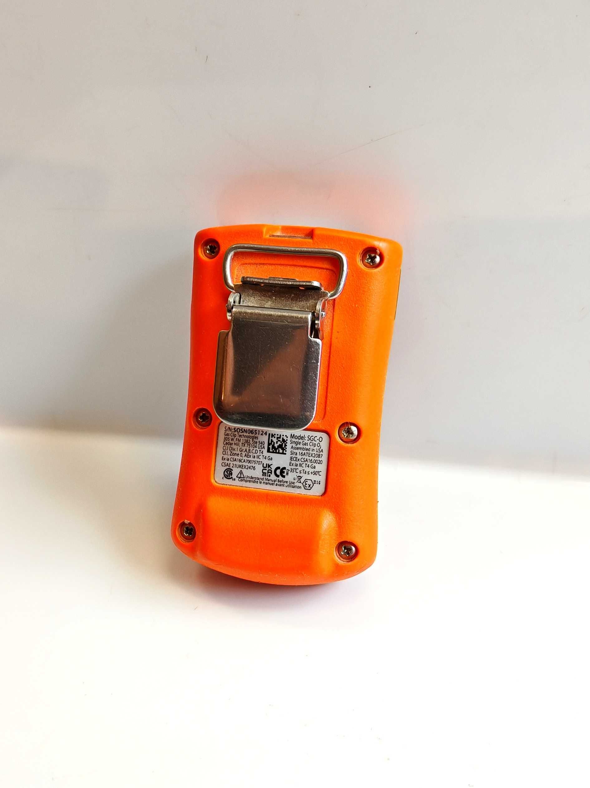 Czujnik czadu Detektor Single Gas Clip O2 ( SGC-0 ) SENSOR gazu USA