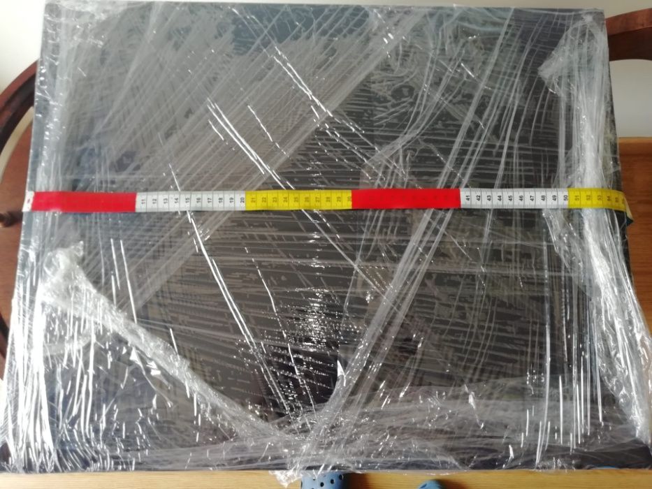 Tabuleiro Artesanal + Vidro + Pano em Linho