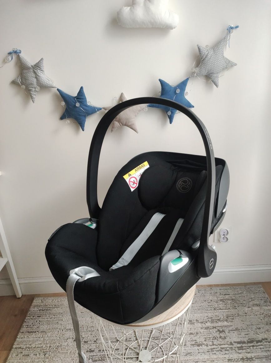 Cybex Platinum Cloud Z2 i-Size + wkładka niemowlęca + Aero moov