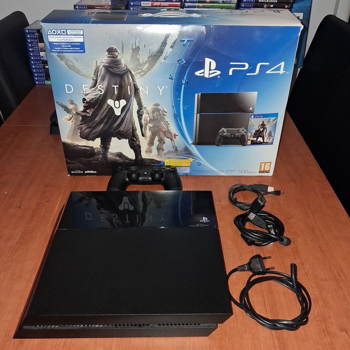 PlayStation 4 Fat – 500GB • Completa • Excelente Funcionamento • Caixa