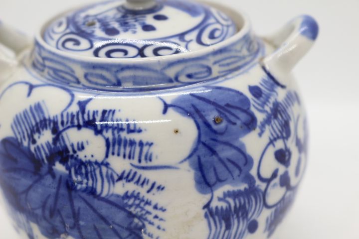 Bule Porcelana Chinesa Dinastia Qing Daoguang XIX