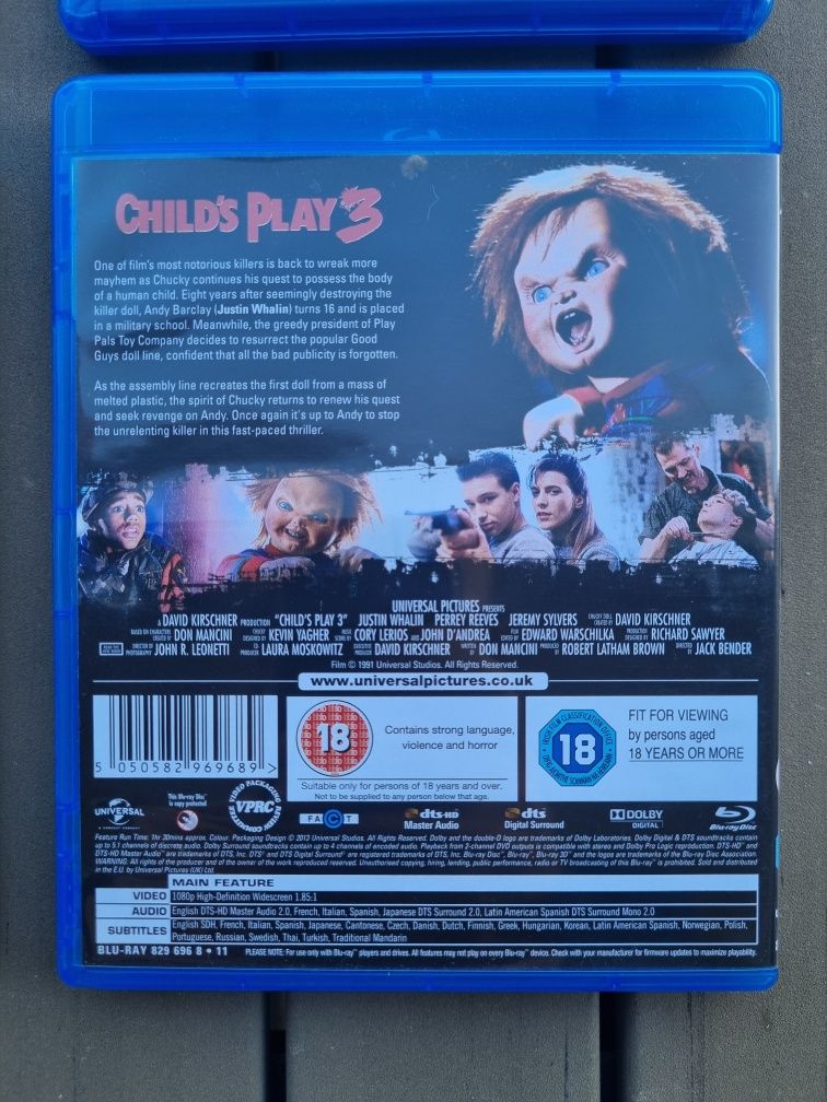 Blu-Ray Chucky Home Alone 2 filmes