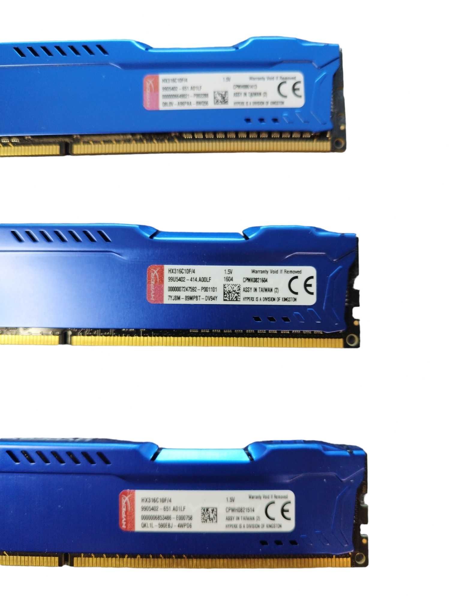 RAM DDR3 1600 HyperX Fury HX316C10F/4 (4x4GB) 16GB