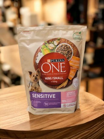 Purina One Mini/Small Sensitive с лососем и рисом 800 грамм Сухой Корм