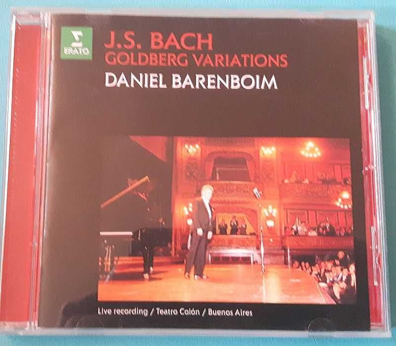 CD J.S. Bach Goldberg Variations Daniel Barenboim wyd.Erato