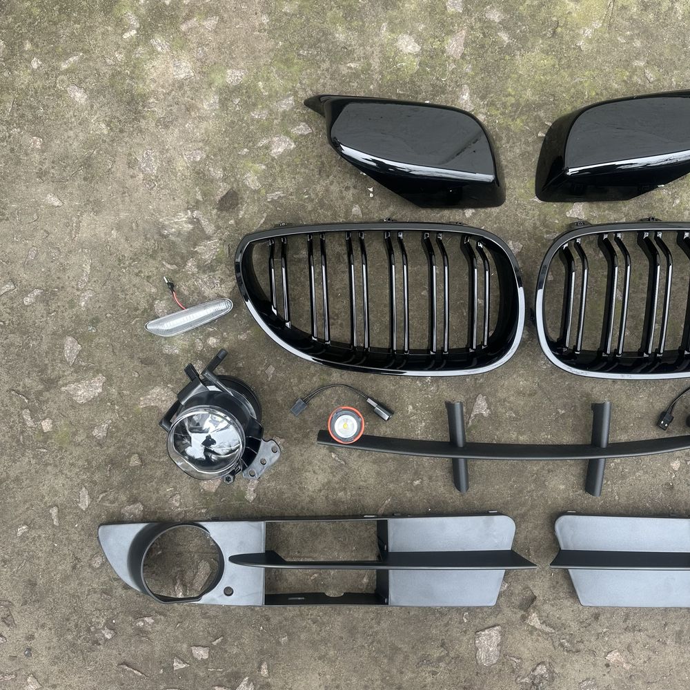 Решотка бампера bmw e60 e61 решітка туманки ноздрі бмв Е60 Е61 BMW