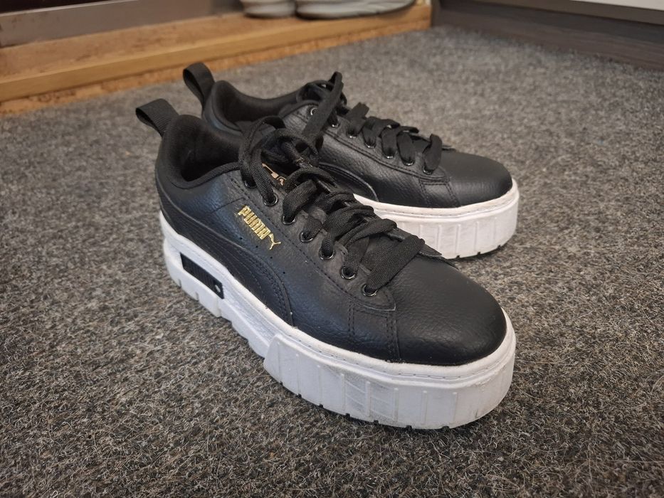 Шкіряні підліткові кеди Puma, 37р