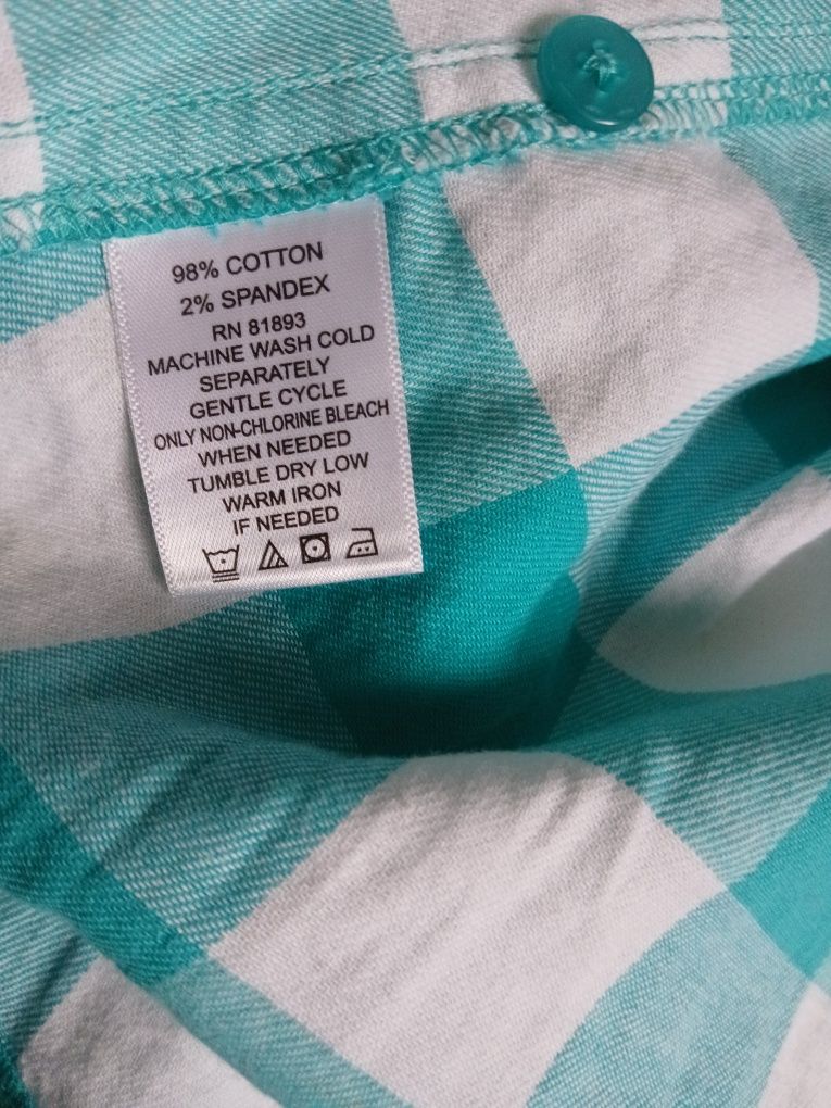 Koszula, bluzka damska w kratę, d&co