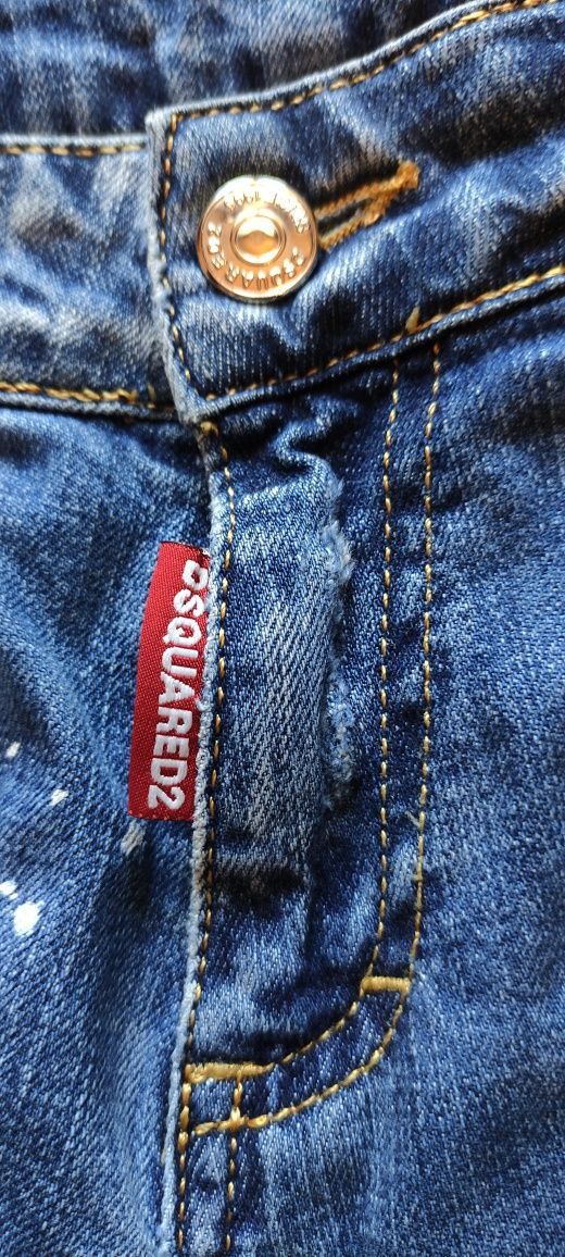 Dsquared2 świetne spodnie jeansowe L