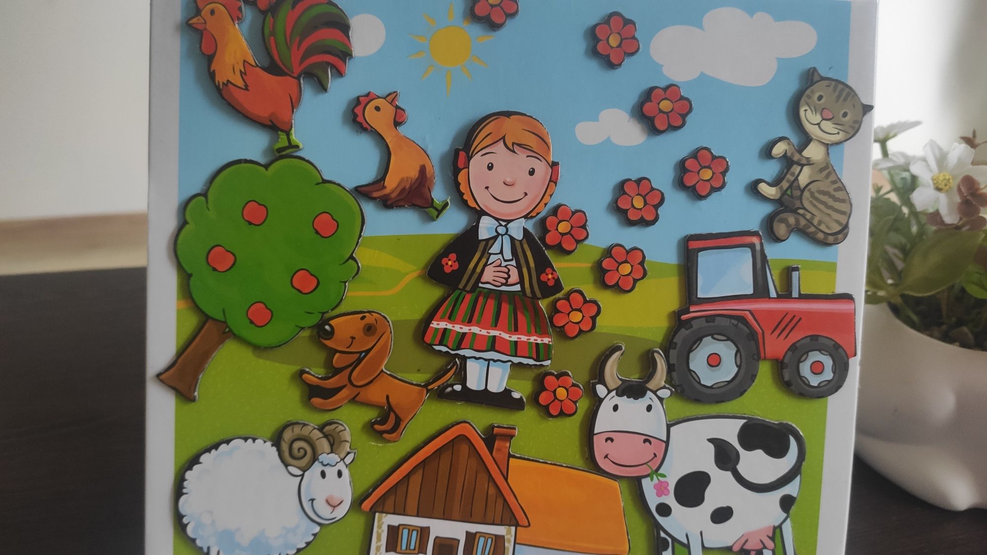 Puzzle magnetyczne Farma dla dzieci