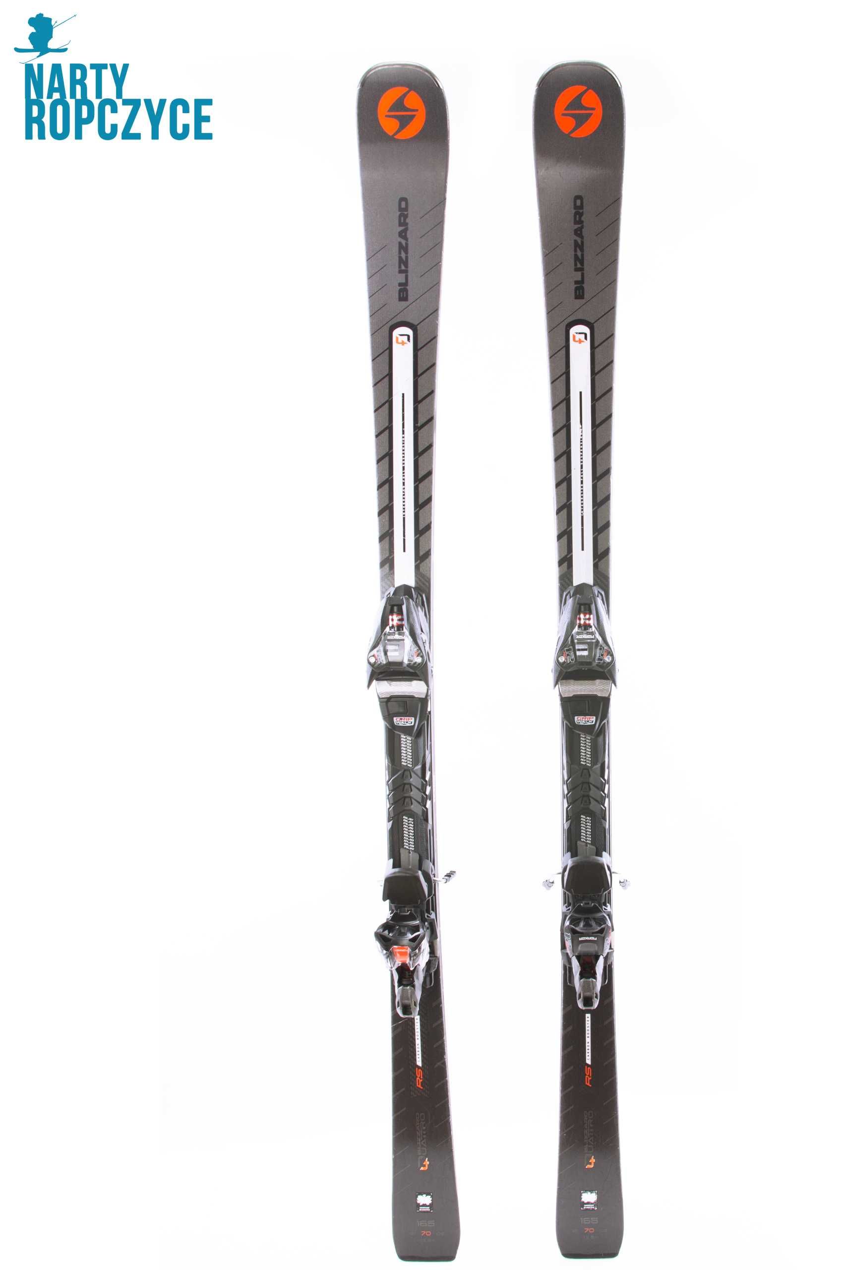 NartyRopczyce Narty 165 BLIZZARD QUATTRO RS 70 v80 2020 db stan CARBON