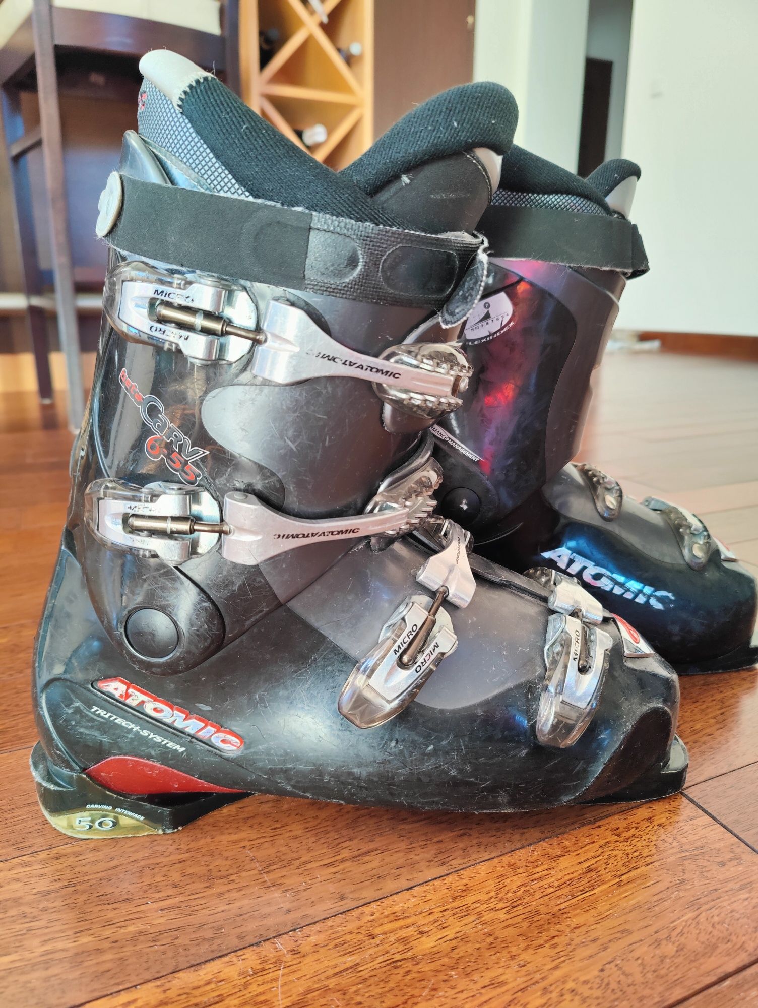 Buty narciarskie Atomic BetaCarv 6.55 używane, rozmiar 30.