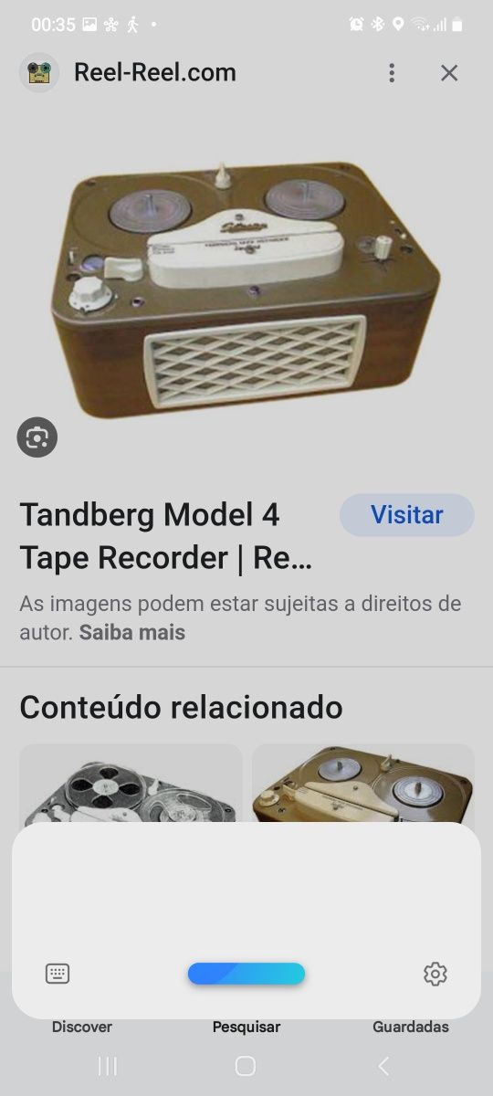 Tanberg  Gravador  a valvulas stereo  vintage