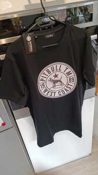 Tshirt męski Pitbull czarna XL