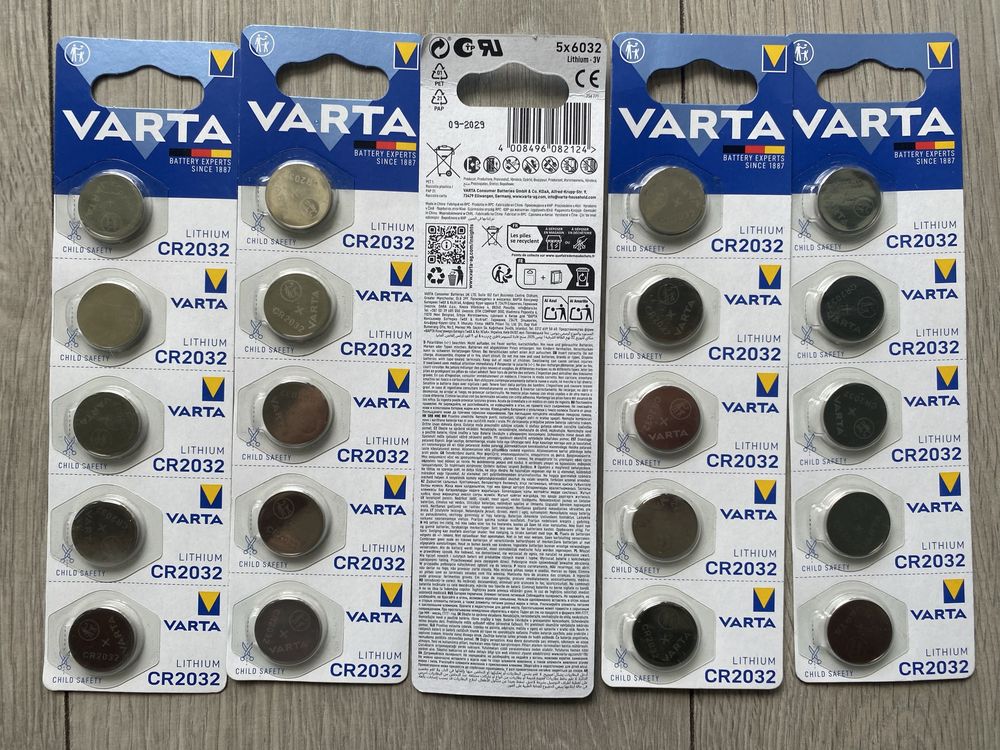 25x Bateria Warta CR2032 baterie Okazja