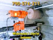 Wiercenie w betonie. Przewierty. Frezowanie podłogowe. Cięcie betonu