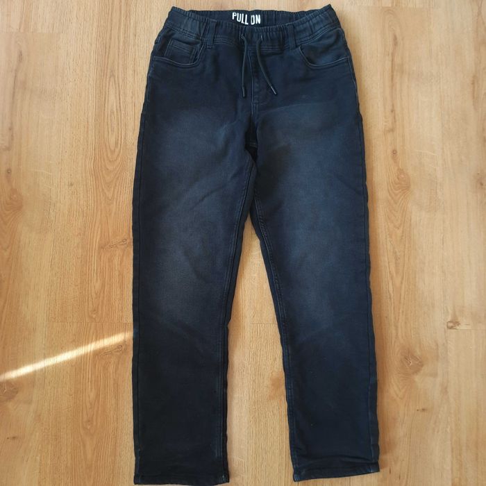 Spodnie ocieplane polarem r.158