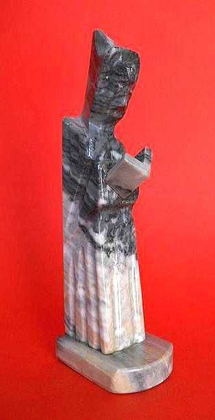 Винтажная настольная статуэтка монаха