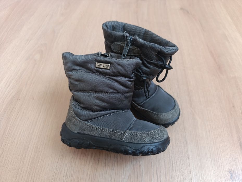 Buty zimowe śniegowce 21 Falcotto Naturino czarne szare jak nowe