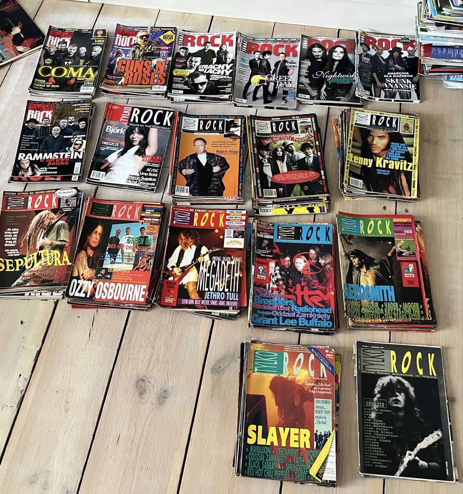 Kolekcja archiwalnych numerów Teraz Rock, Magazyn Muzyczny i Machina!!
