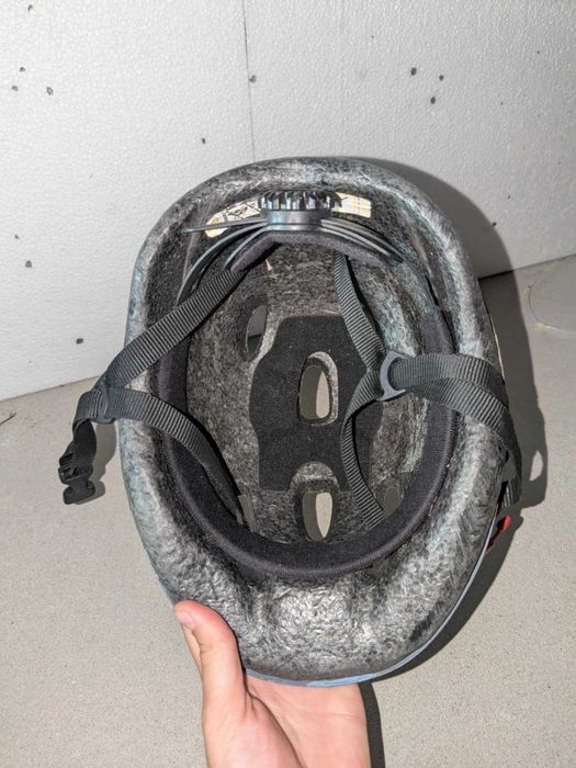 Kask rowerowy dziecięcy B’Twin VOXO 47–53 cm, niebieski