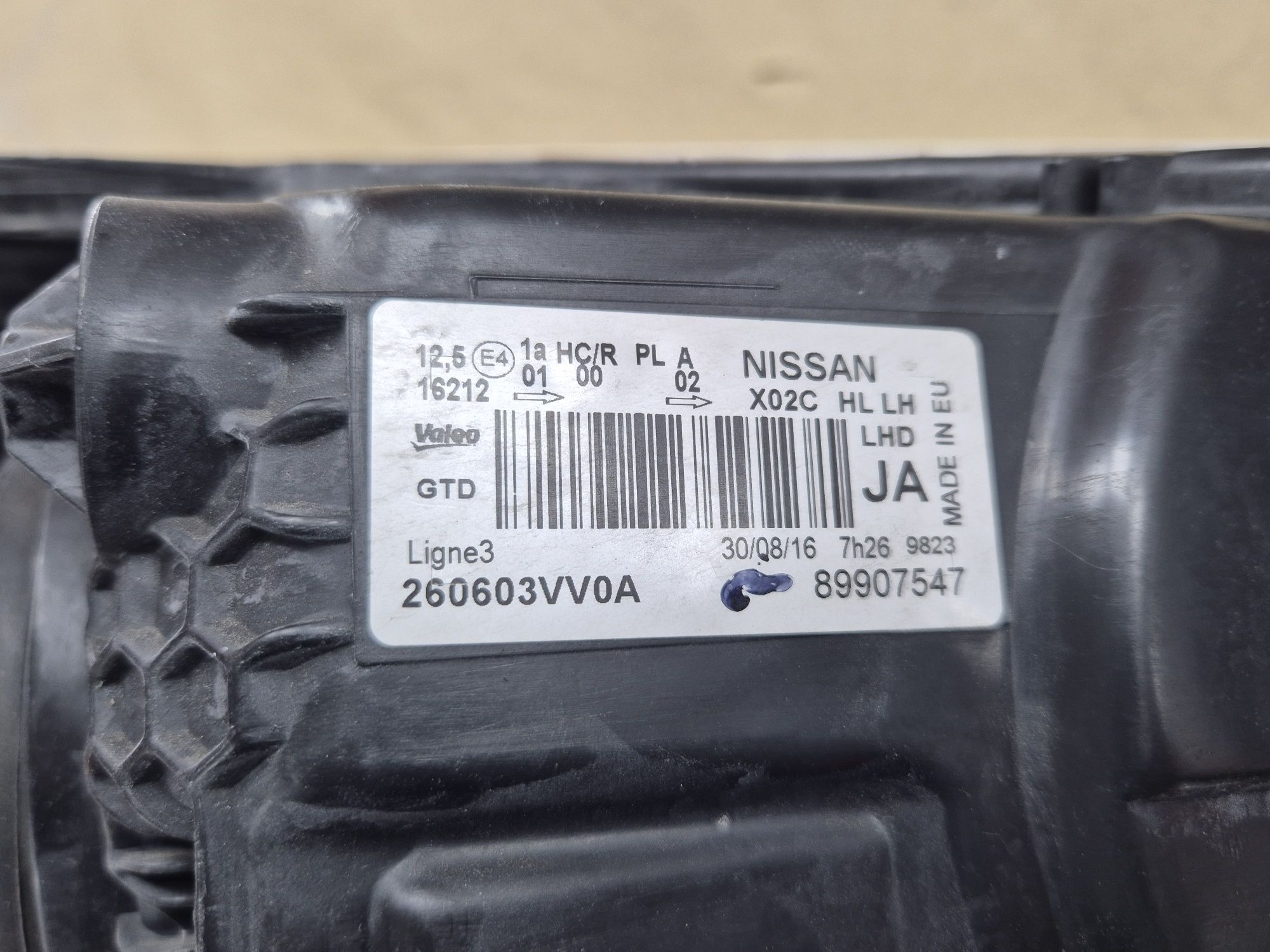 Nissan Note 2 II lampa lewa przednia OEM EU