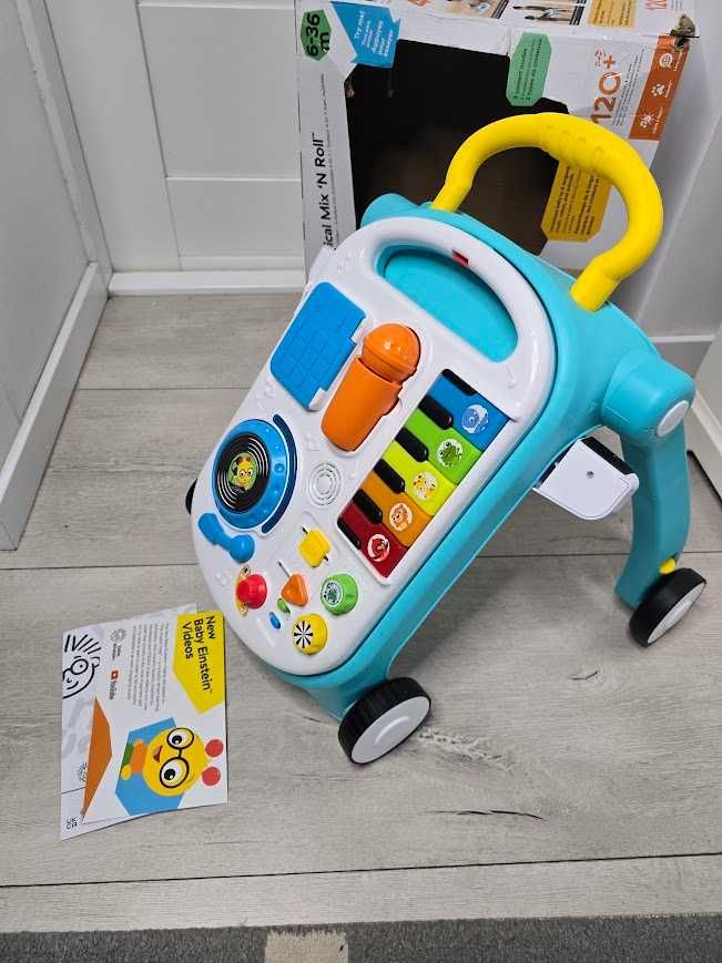 Baby Einstein chodzik pchacz stolik interaktywny 4w1 Muzyka
