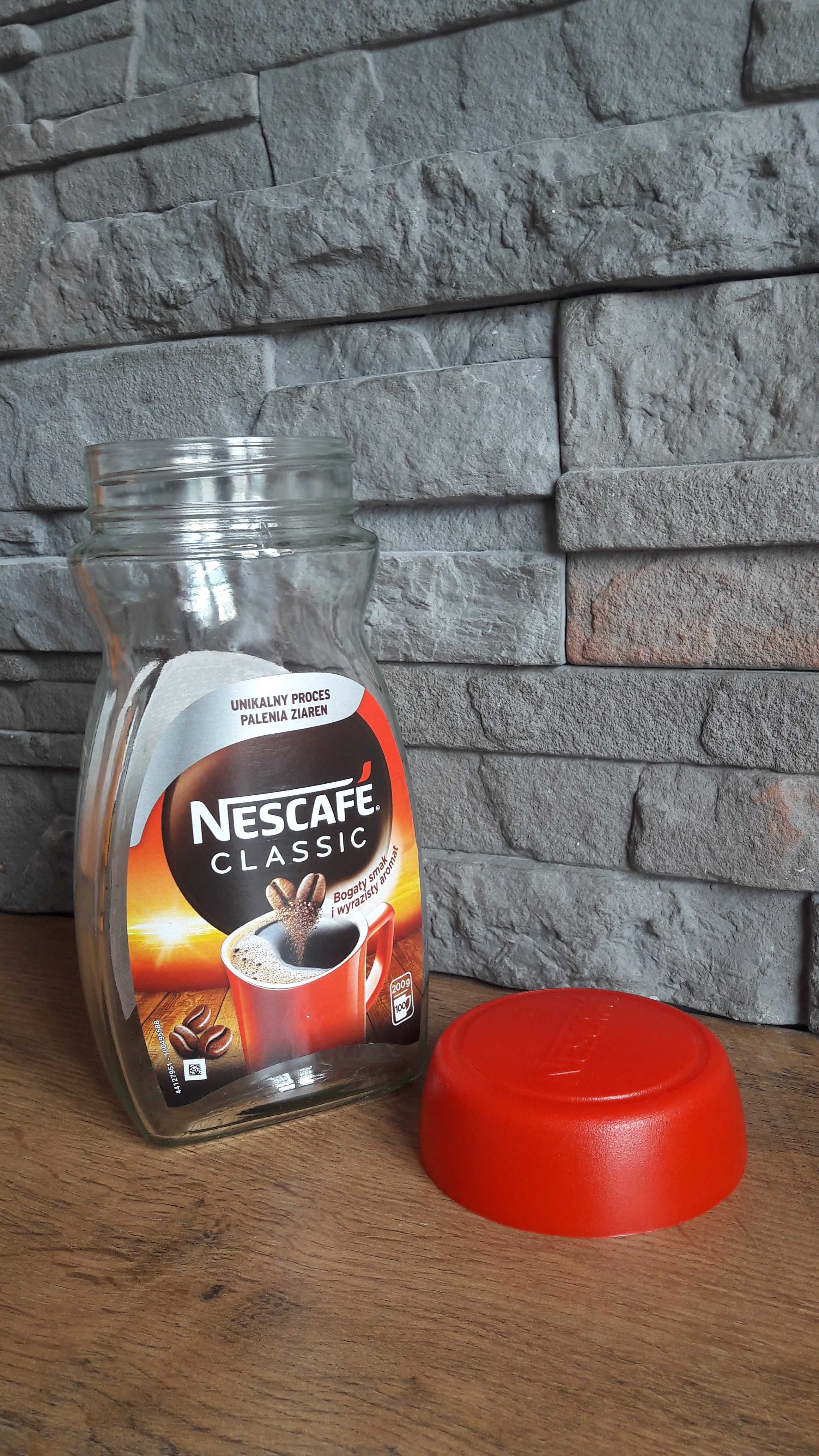 Słoiki od kawy Nescafe Classic 200g- zestaw 6sztuk