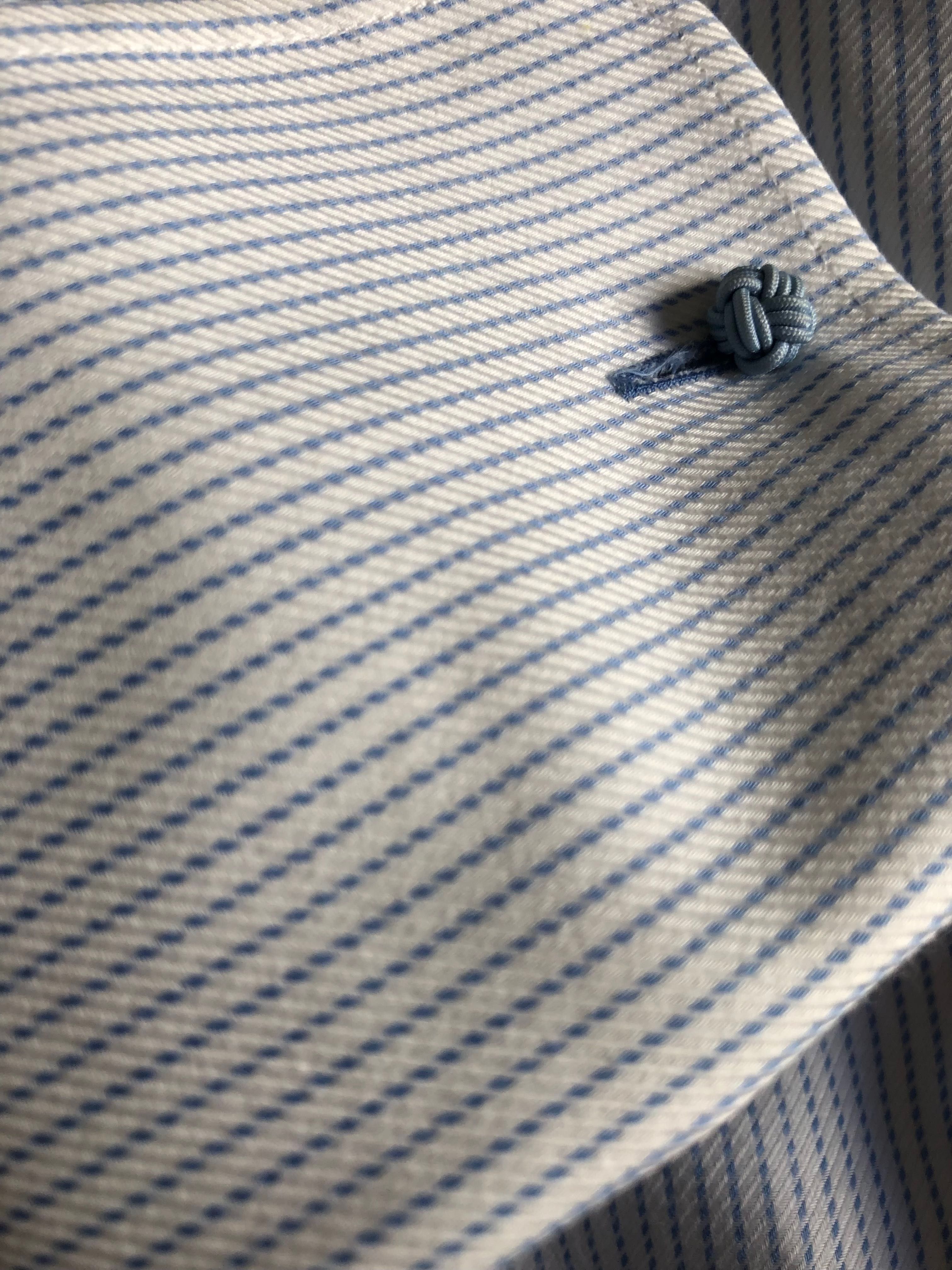Camisa riscas azuis | 38 | Sacoor Brothers